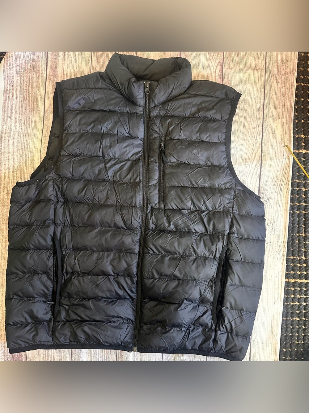 Men's 32 Degrees Heat Quilted Packable Vest - Black